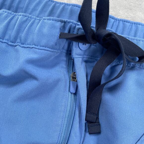 Figs Scrub Pants Mens XXL Ceil Blue Technical Collection Cairo Cargo 32" Inseam - Picture 3 of 13